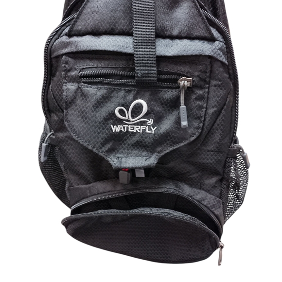 Sleek Black Backpacks with Water-Resistant Design - Picture 1 of 6